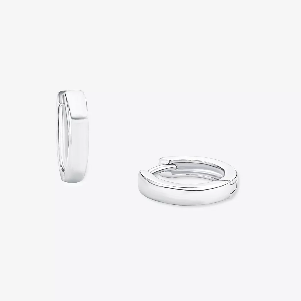 Paar Creolen AMOR "2026224", silber (silberfarben), Ohrringe, Damen, 42mm, Silber 925 (Sterlingsilber) 9