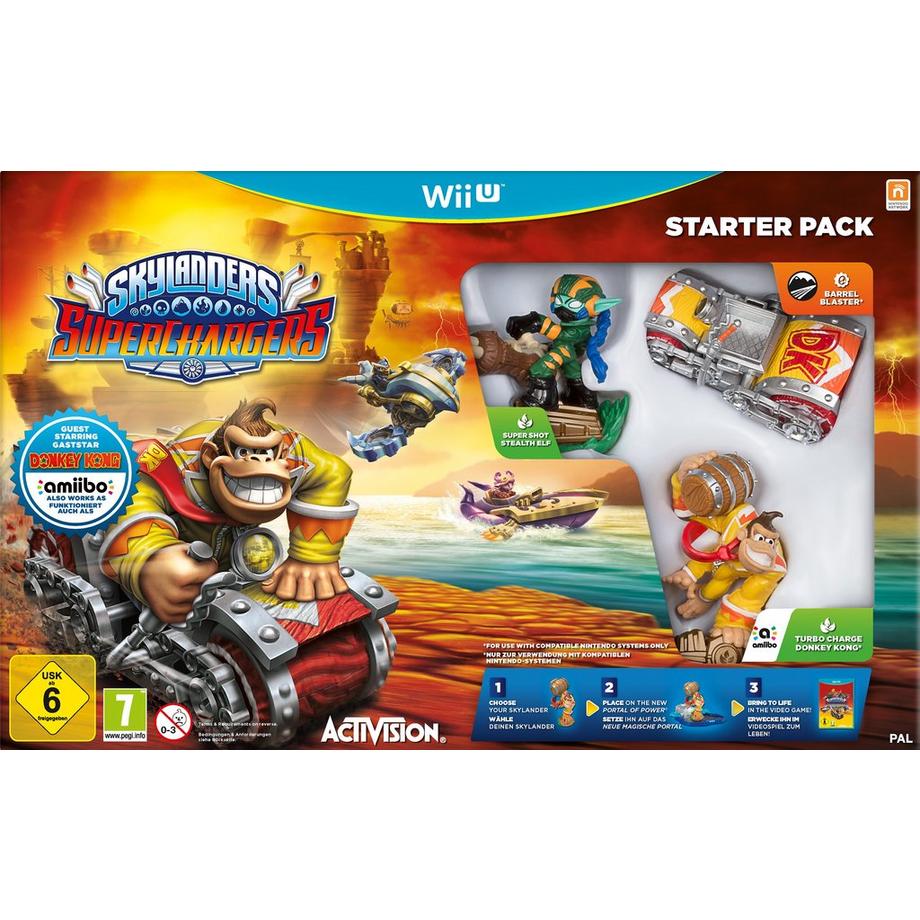 ABC Design  Skylanders Superchargers Starter Pack, Wii U, Italienisch 