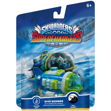 ABC Design  Skylanders Superchargers Single Character Vehicles Dive Bomber, PS4, PS3, Xbox One, Xbox 360, Wii U, Wii, 3DS, PC, de/fr/it/en 