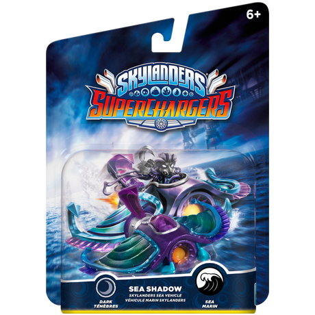 ABC Design  Skylanders Superchargers Single Character Vehicles Sea Shadow, PS4, PS3, Xbox One, Xbox 360, Wii U, Wii, 3DS, PC, de/fr/it/en 
