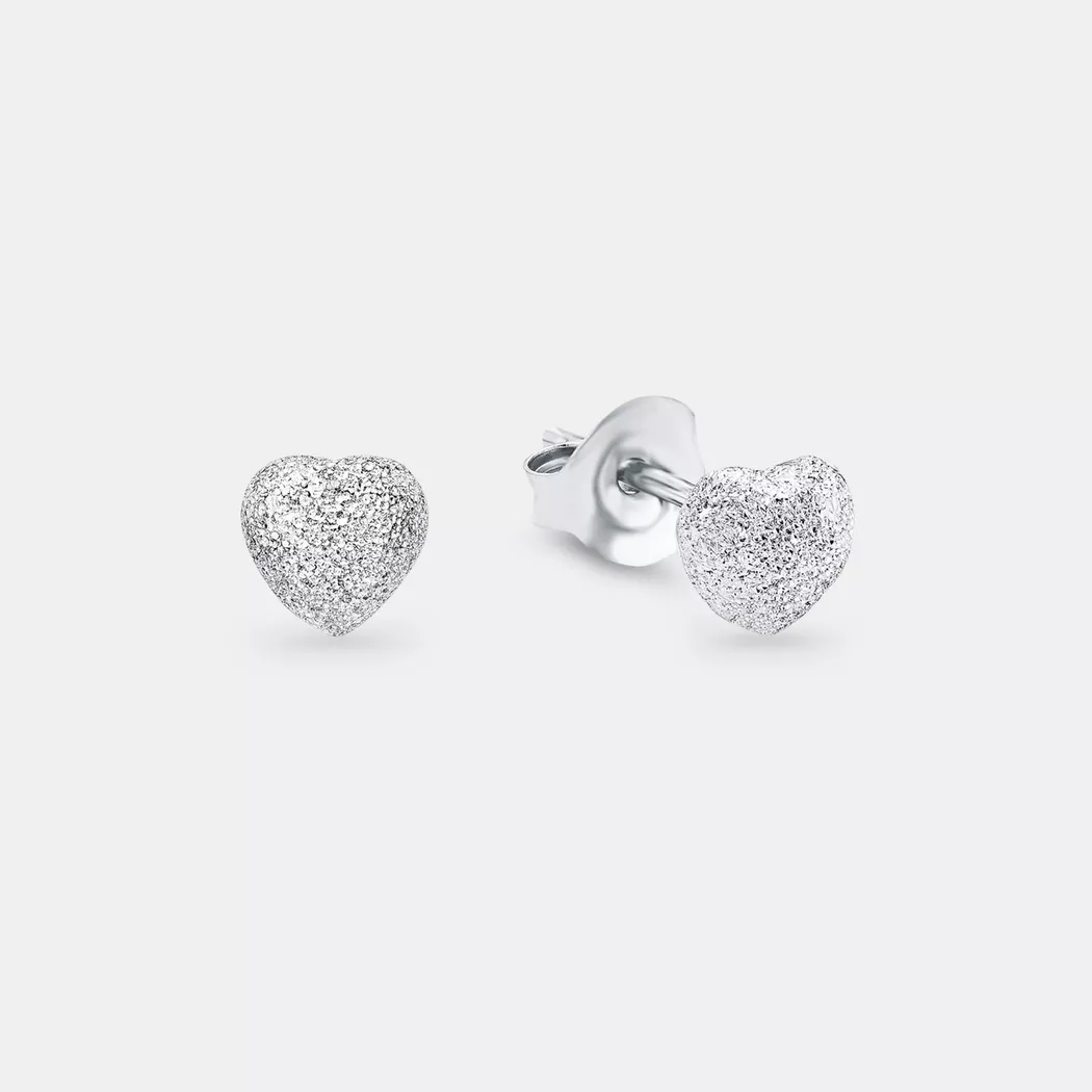 Paar Creolen AMOR "2012667", silber (silber, 925, kristallweiß), Ohrringe, Damen, 16mm, Silber 925 (Sterlingsilber), mit Zirkonia (synth.)