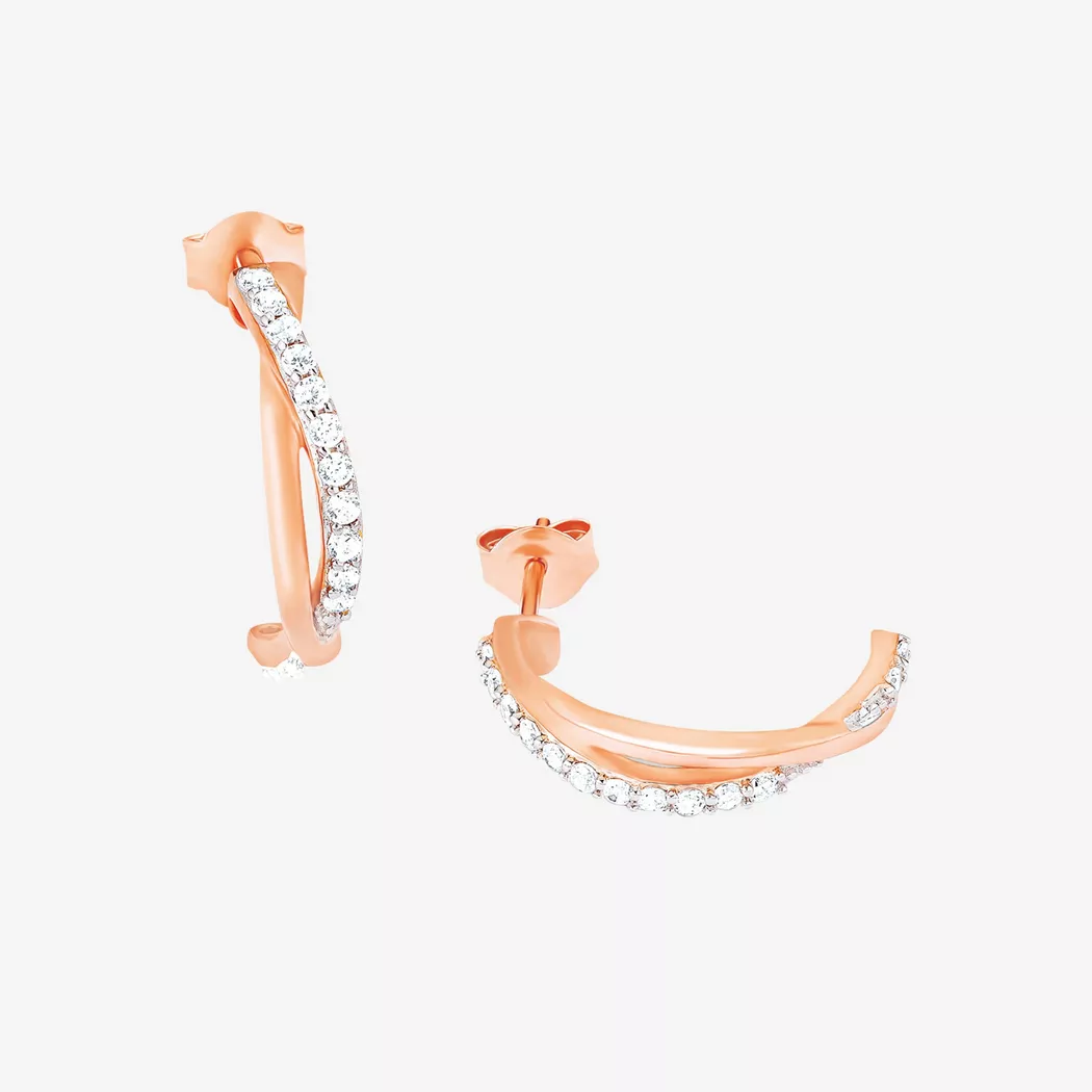 Amor - Creolen, One Size, Roségold 2