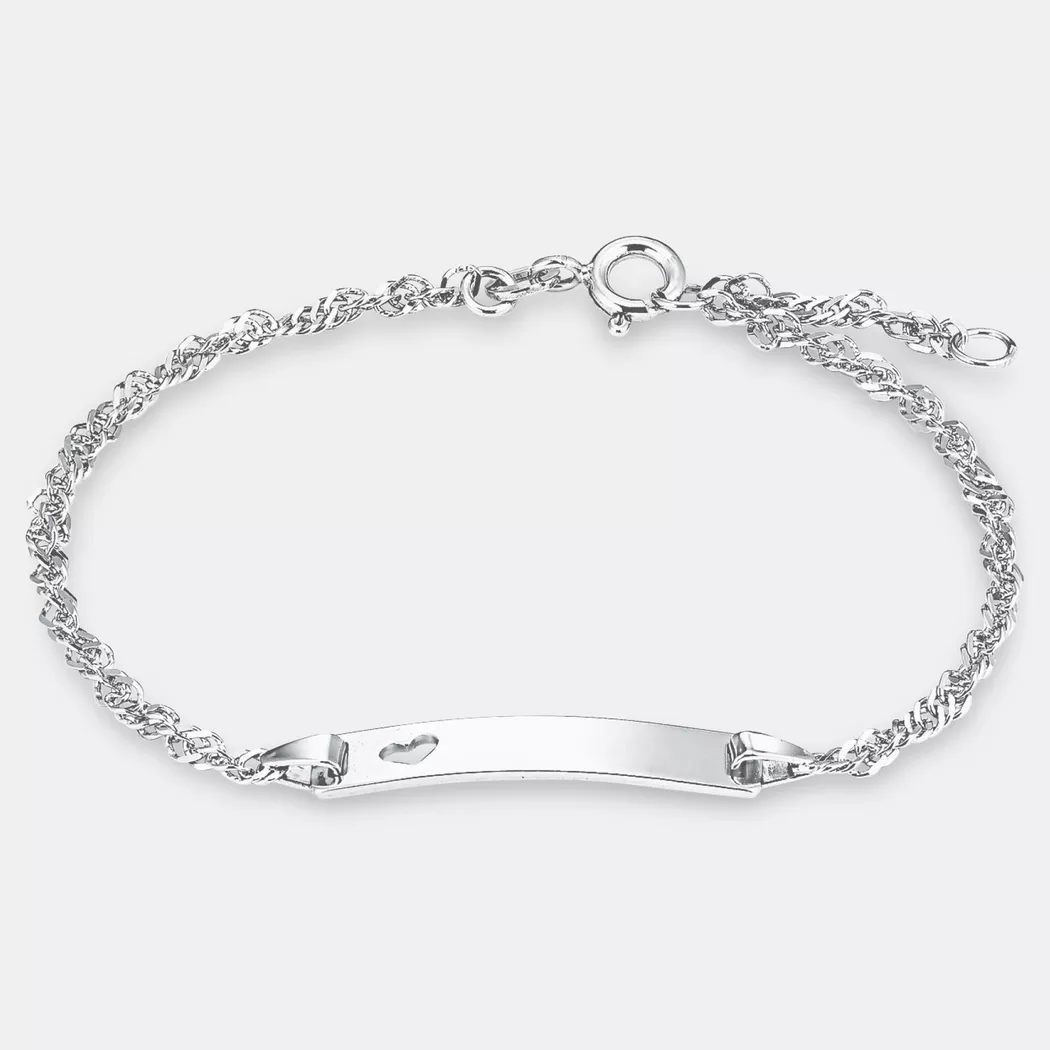 Amor - S Ketten, 19cm, Silber