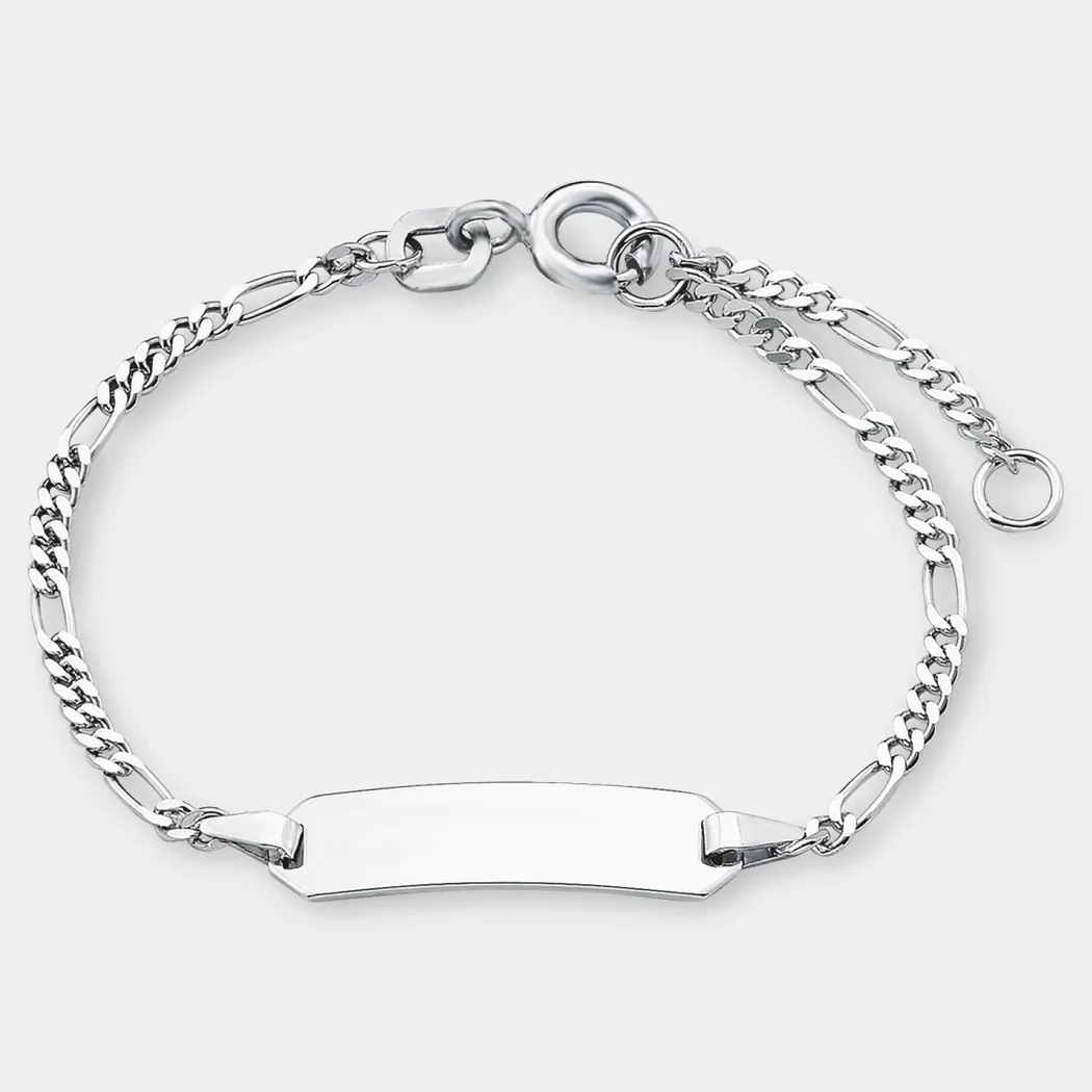 Silberarmband AMOR "Schutzengel/Herz", silber (silberfarben), Armbänder, Mädchen, 14cm, Silber 925 (Sterlingsilber), Silberarmband, Made in Germany