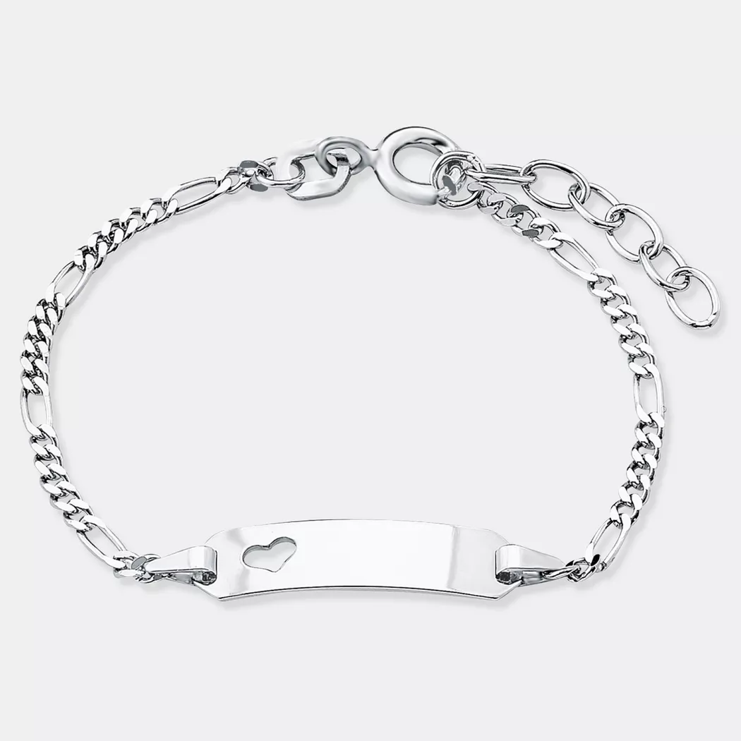 Armband AMOR "9328475", silber (silberfarben), Armbänder, Mädchen, 14cm, Silber 925 (Sterlingsilber), Armband 2
