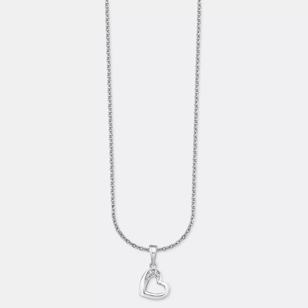 Amor 9293667 Butterfly Pendant Necklace Multicolor Sterling Silver 38cm 6