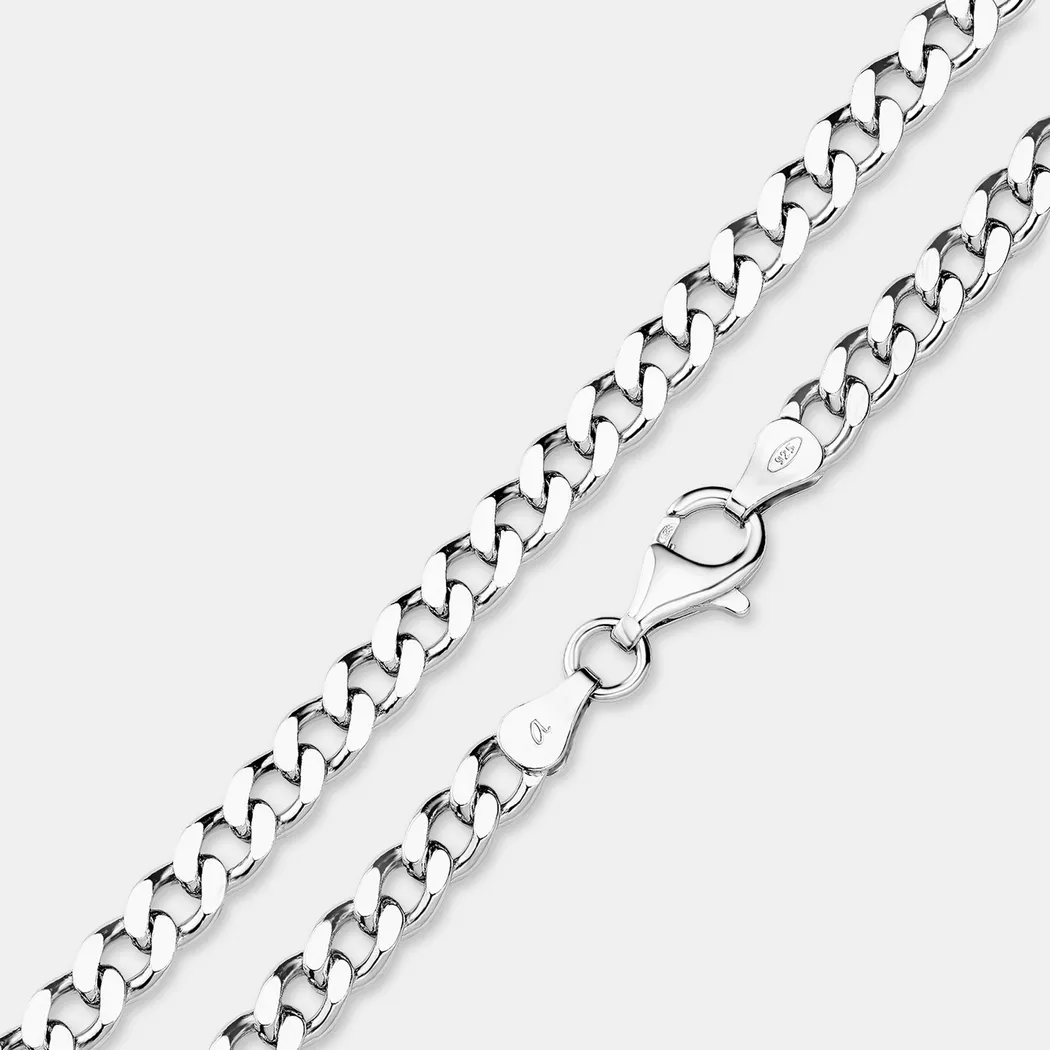 Amor - S Ketten, 50 CM, Silber