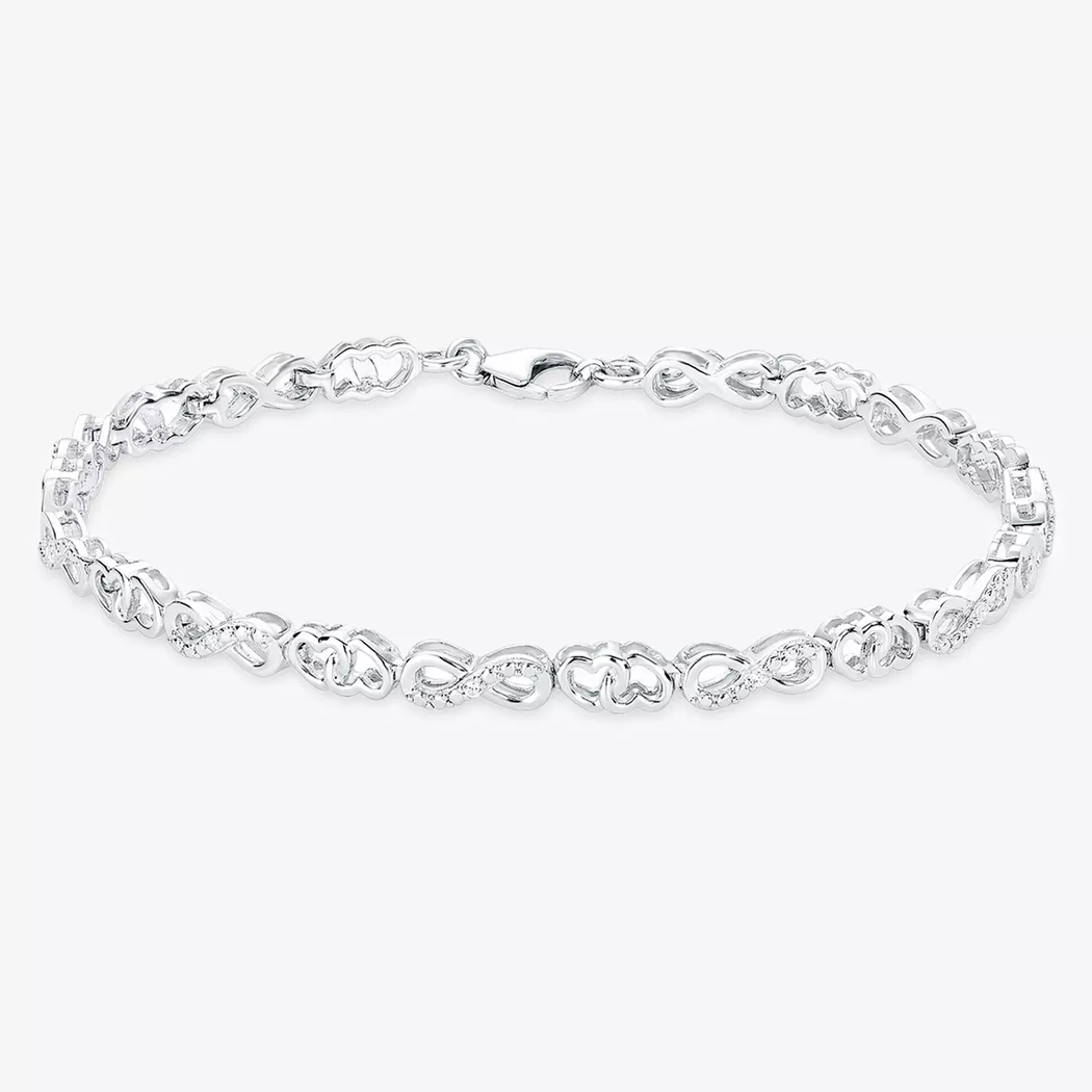 Amor - Armband, 21cm, Silber