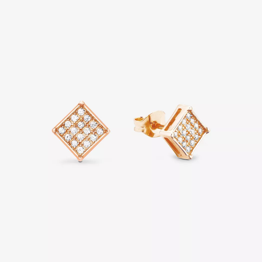 Amor - Ohrstecker, One Size, Roségold 7