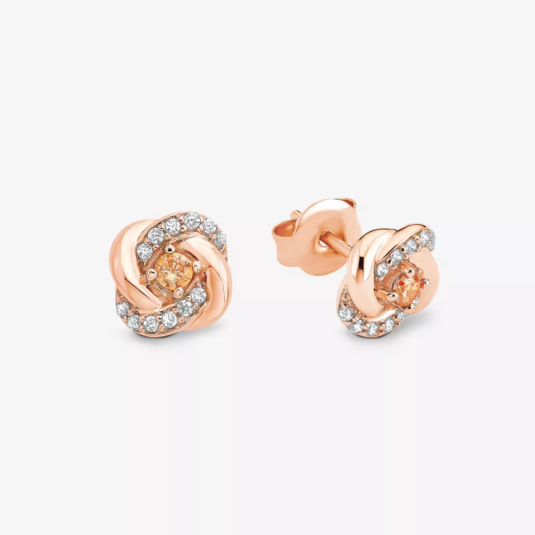 Amor - Ohrstecker, One Size, Roségold 5