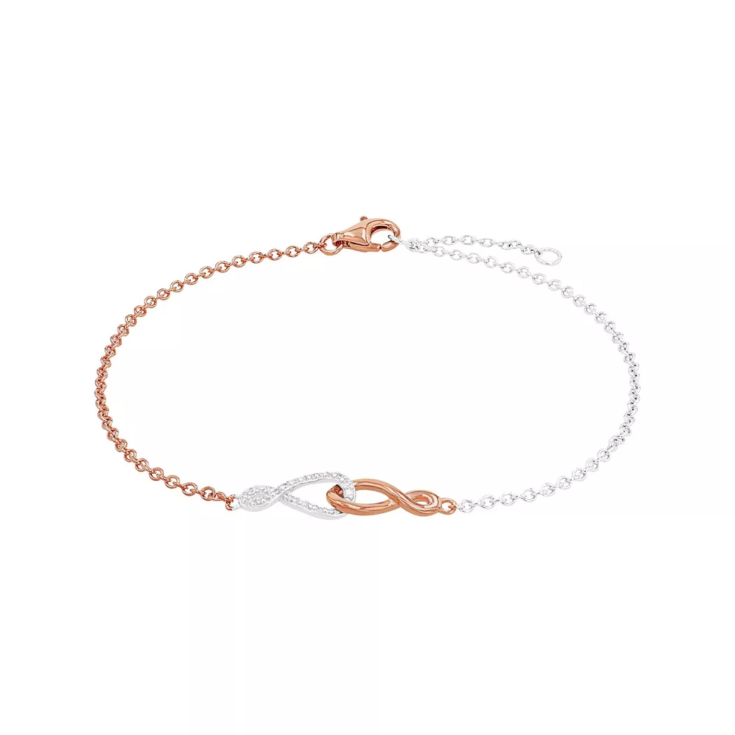 Amor - Armband, 21cm, Roségold