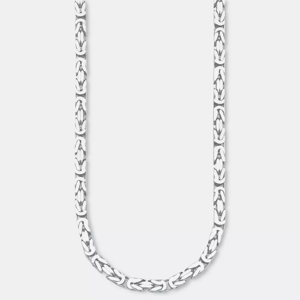 Collierkettchen AMOR "Panzerkettengliederung", silber (silberfarben), Halsketten, Damen, Silber 925 (Sterlingsilber), L: 50, Made in Germany