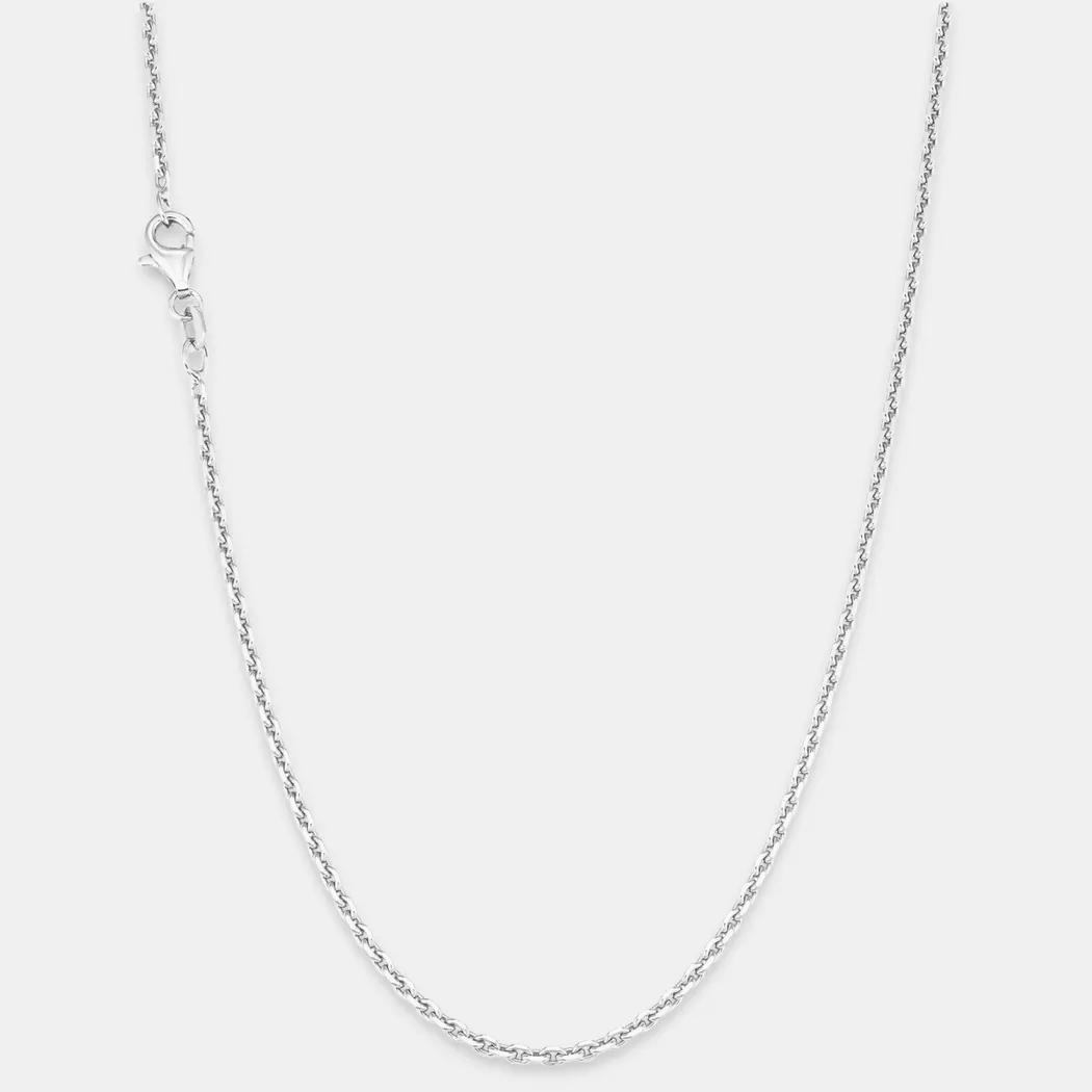 Collierkettchen AMOR "Panzerkettengliederung", silber (silberfarben), Halsketten, Damen, Silber 925 (Sterlingsilber), L: 50, Made in Germany 3