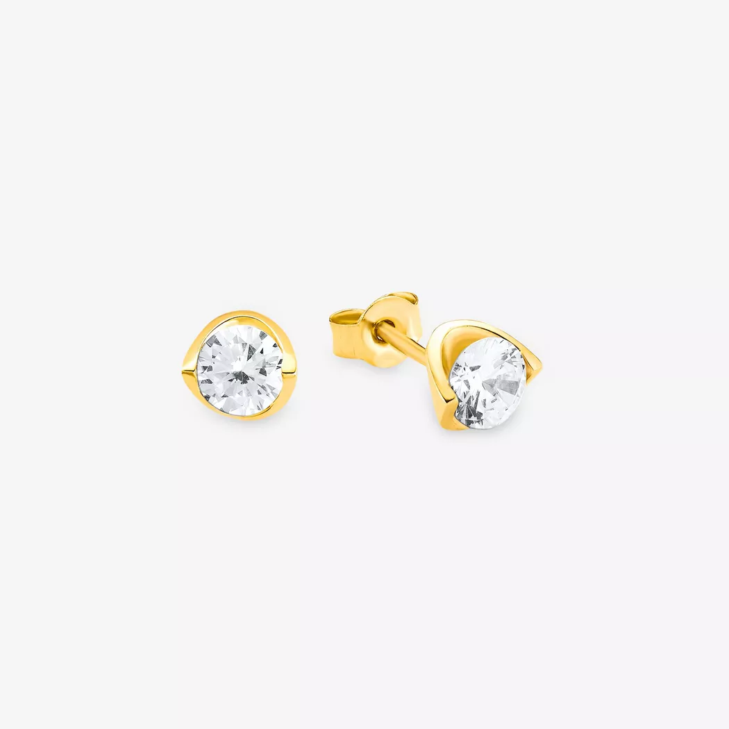 Amor Kids Floral Gold Earrings 4