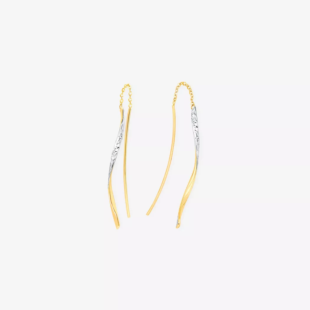 Amor - Ohrhänger, One Size, Gelbgold