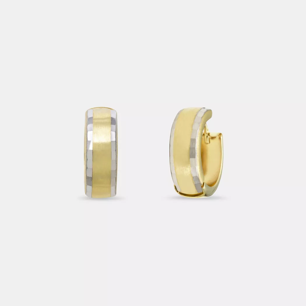 Paar Creolen AMOR "2013680", gold (gelbgoldfarben), Ohrringe, Damen, 25mm, Gelbgold 375, Made in Germany 3