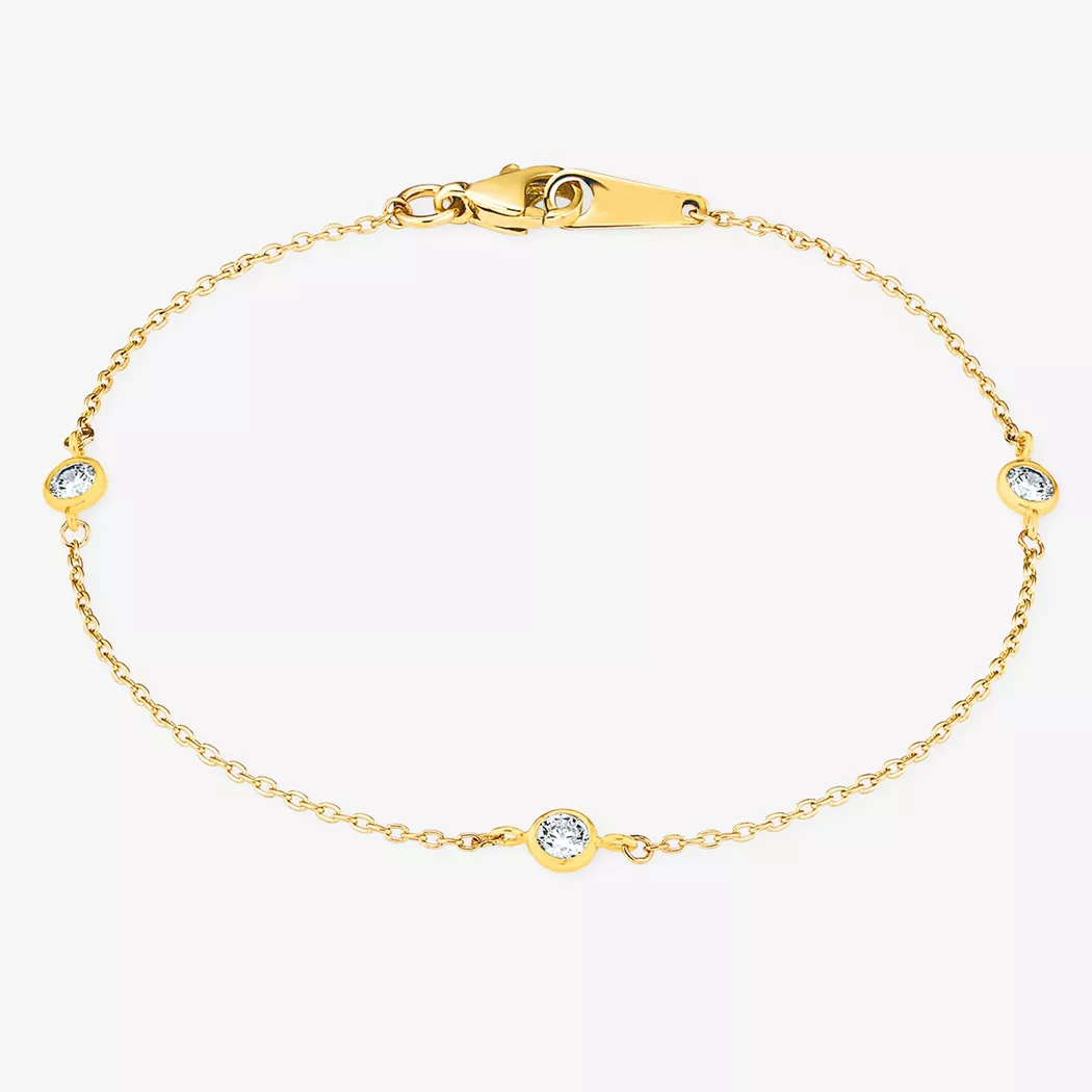 Amor - Armband, 18cm, Gelbgold
