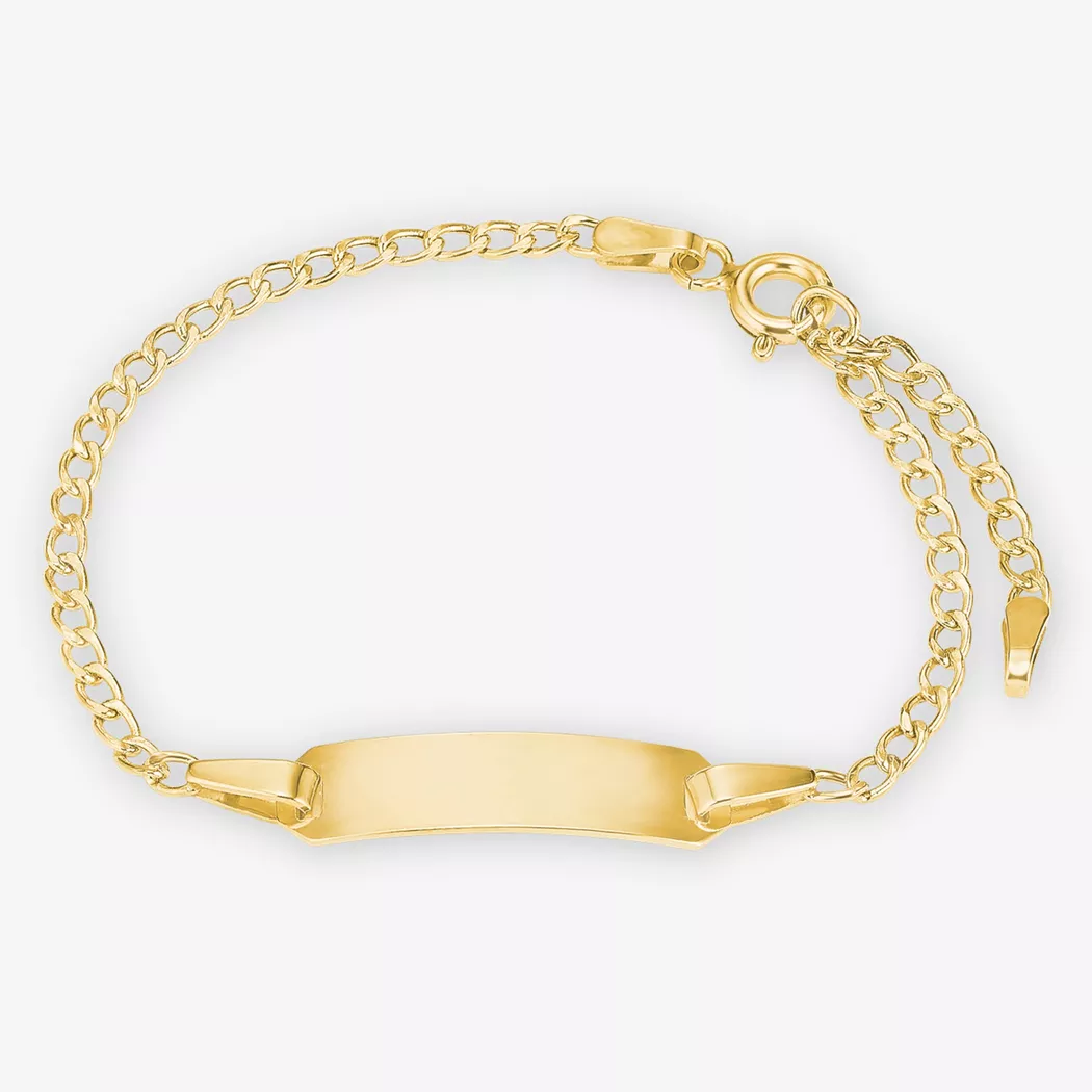 Amor - Identitäts-Armkette, 14cm, Gelbgold 2