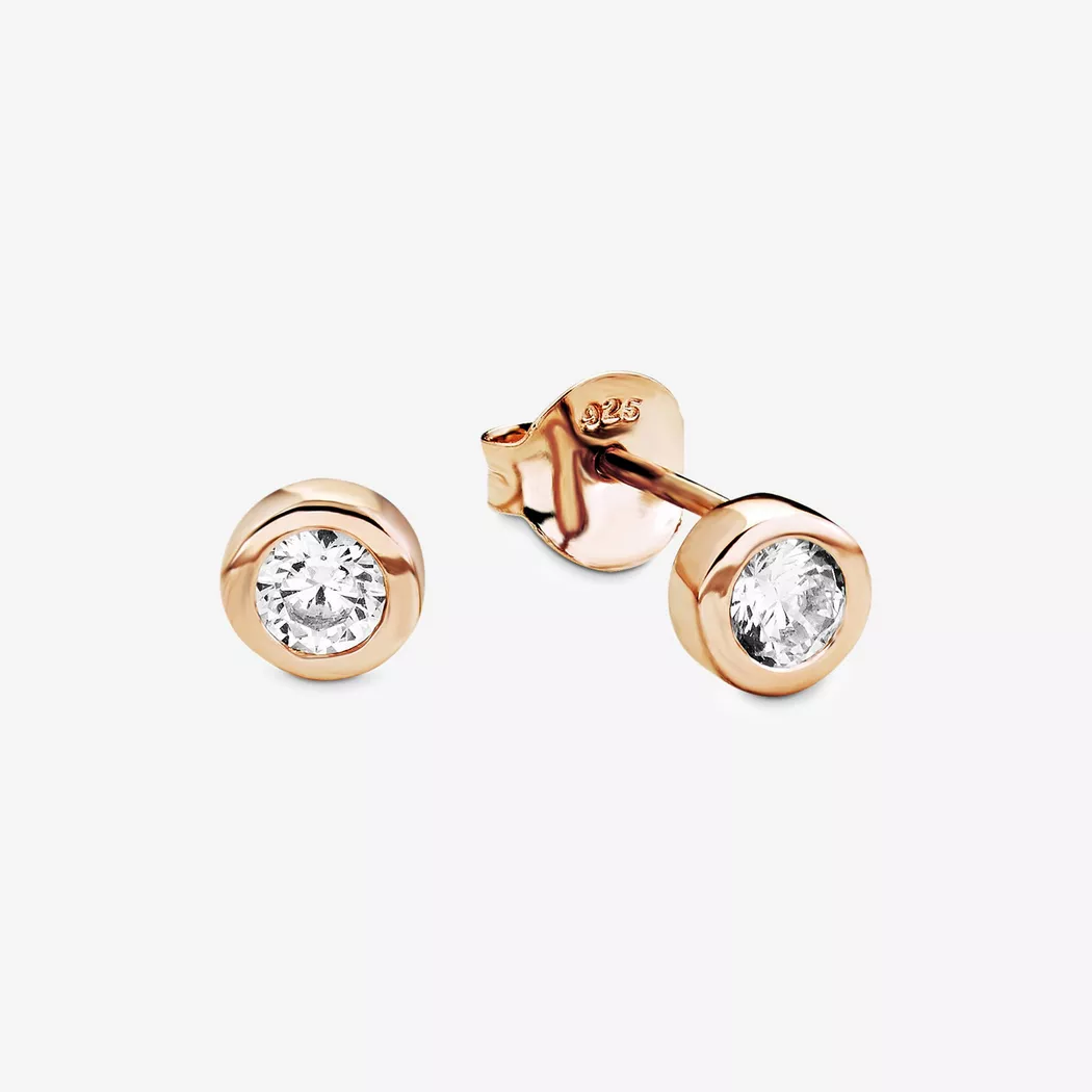 Amor - Ohrstecker, One Size, Roségold 4