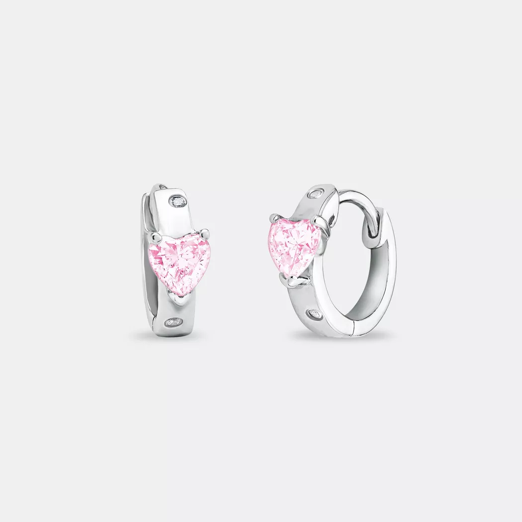 Amor - S Ohrschmuck Creolen, 10mm, Silber