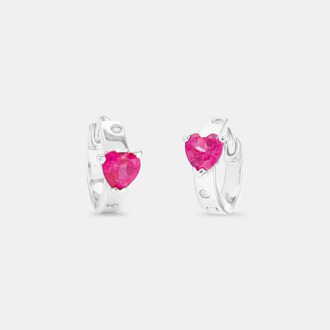 Amor - S Ohrschmuck Creolen, 10mm, Silber 2