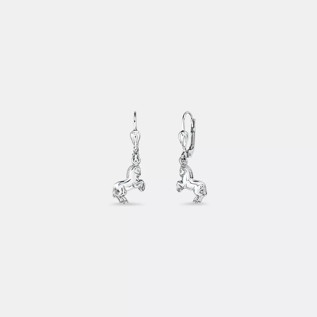 Amor - S Ohrschmuck Hänger, 26mm, Silber