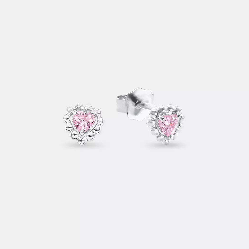 Amor - S Ohrschmuck Stecker, 6mm, Silber