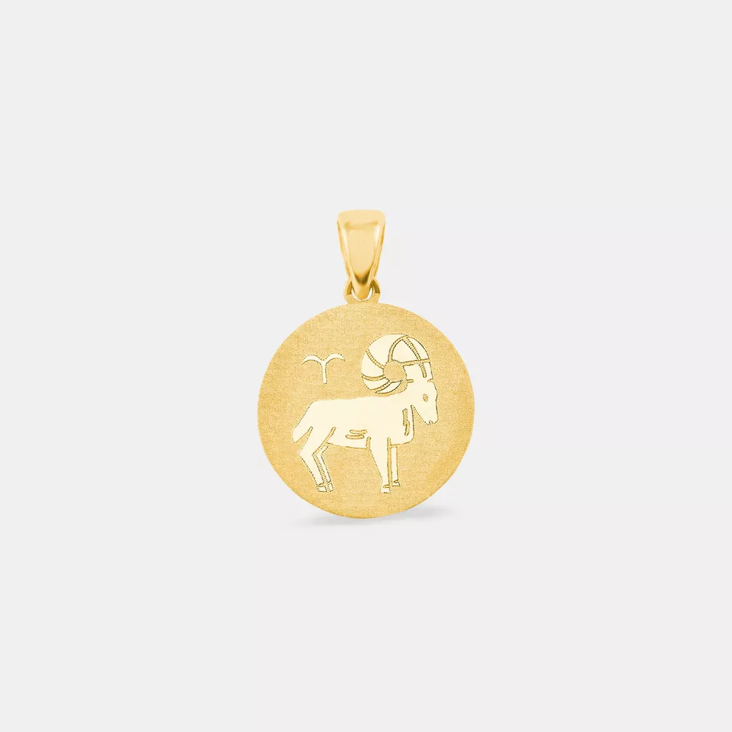 Amor - G Anhänger, 19MM, Gelbgold