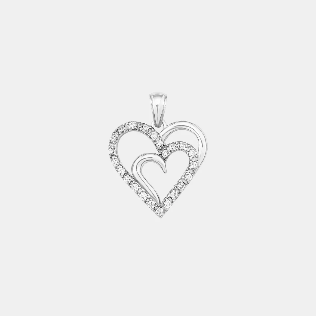 Amor - S Anhänger, 2.5CM, Silber