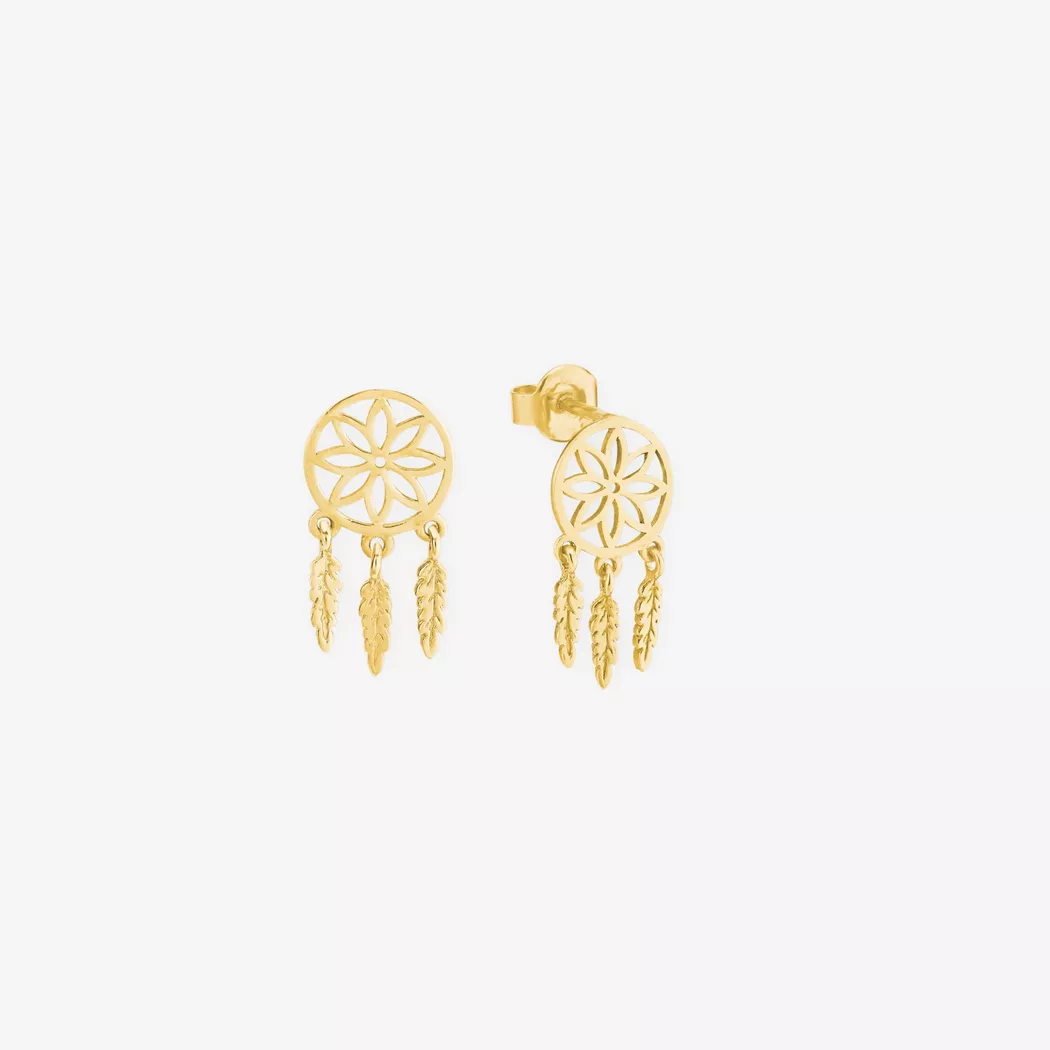 Amor - Ohrhänger, One Size, Gelbgold 2