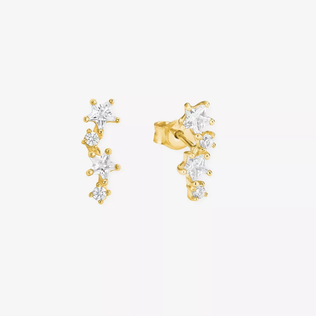 Amor Kids Floral Gold Earrings 8
