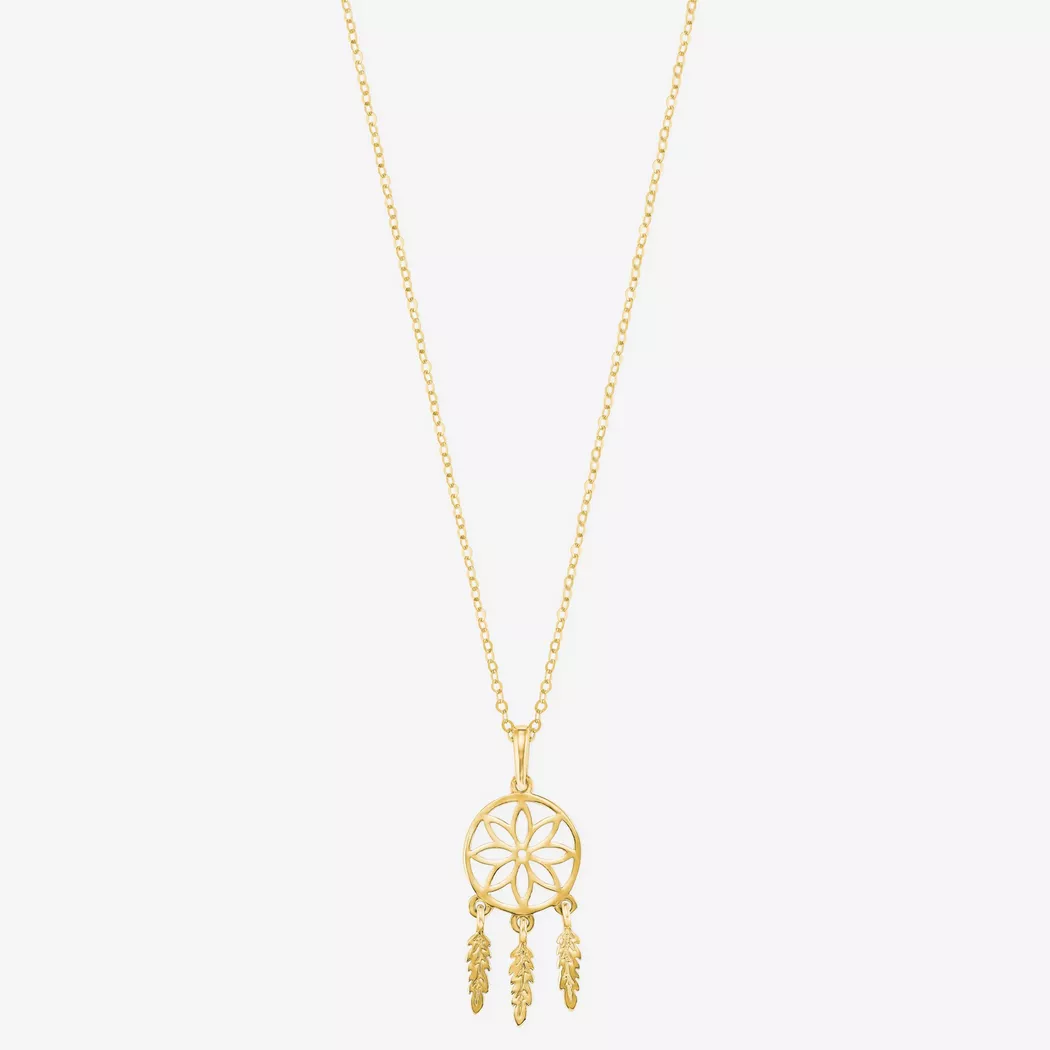 Kette mit Anhänger AMOR "Schmuck Geschenk Halskette Herz LIEBE", gold (gelbgoldfarben, weiß), Halsketten, Damen, Gelbgold 375, mit Zirkonia (synth.) 6