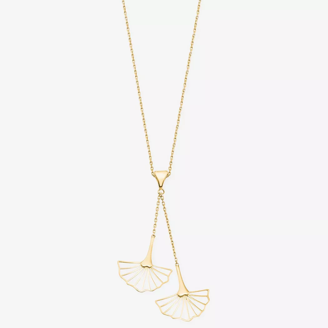 Amor - Halskette mit Anhänger, 44cm, Gelbgold