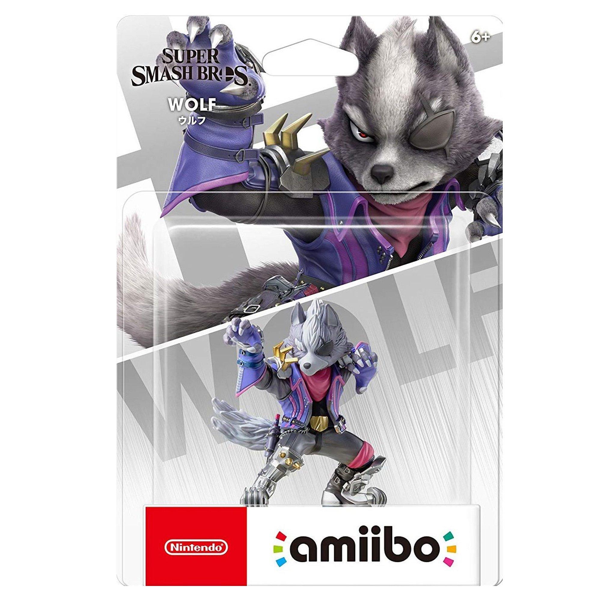Image of ami SSB C-W, D/F/I amiibo Super Smash Bros. Character - Wolf