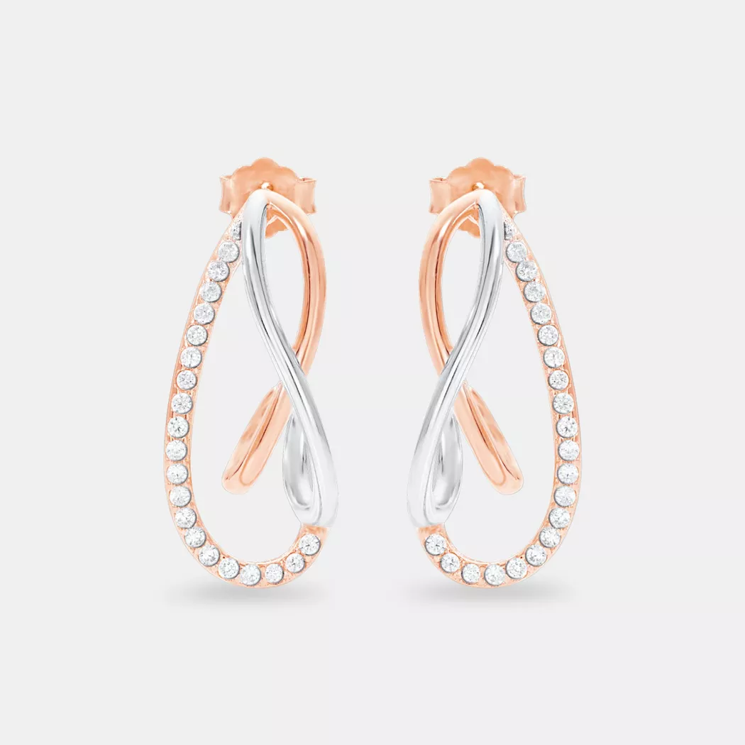 Amor - S Ohrschmuck Creolen, 23mm, Silber