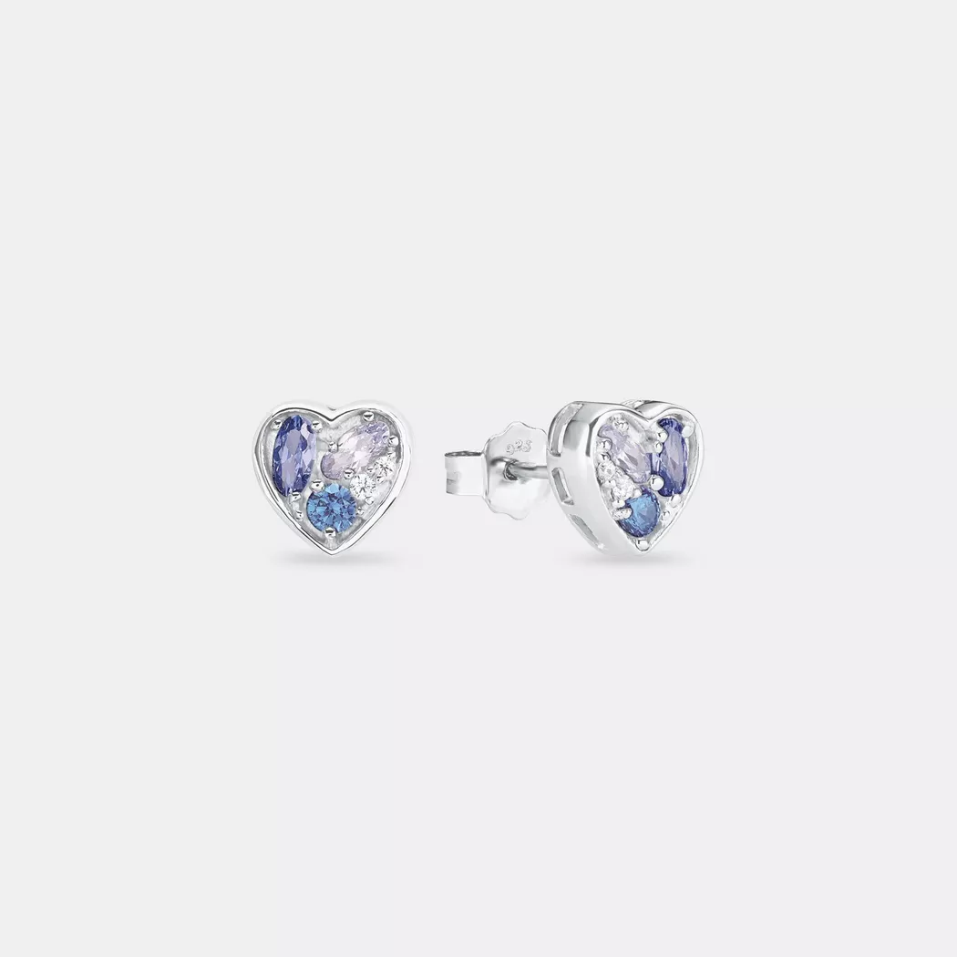 Amor - S Ohrschmuck Stecker, 7mm, Silber