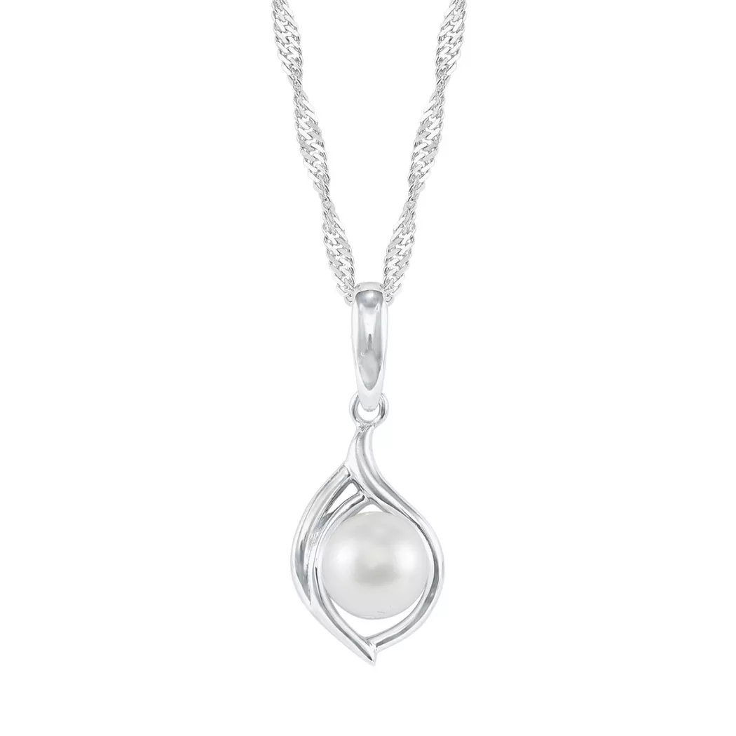 Kette mit Anhänger AMOR "Baum", silber (silber, 925), Halsketten, Damen, Silber 925 (Sterlingsilber), L: 45 B: 1mm, mit Zirkonia (synth.), B:1mm