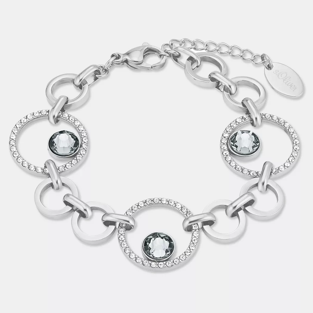 s. Oliver - Armkette, 17+3CM, Silber