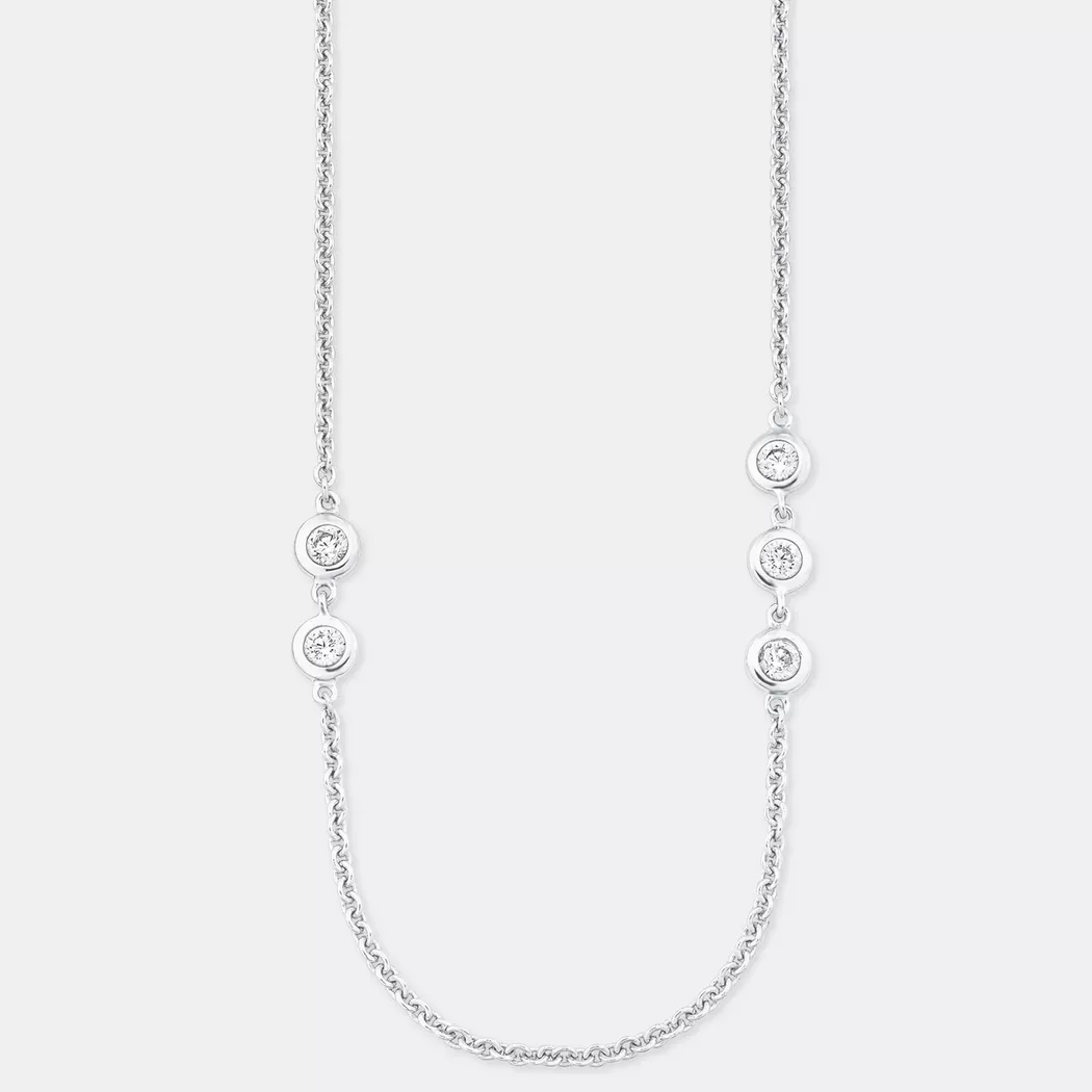 s. Oliver - Halskette, 75 CM, Silber