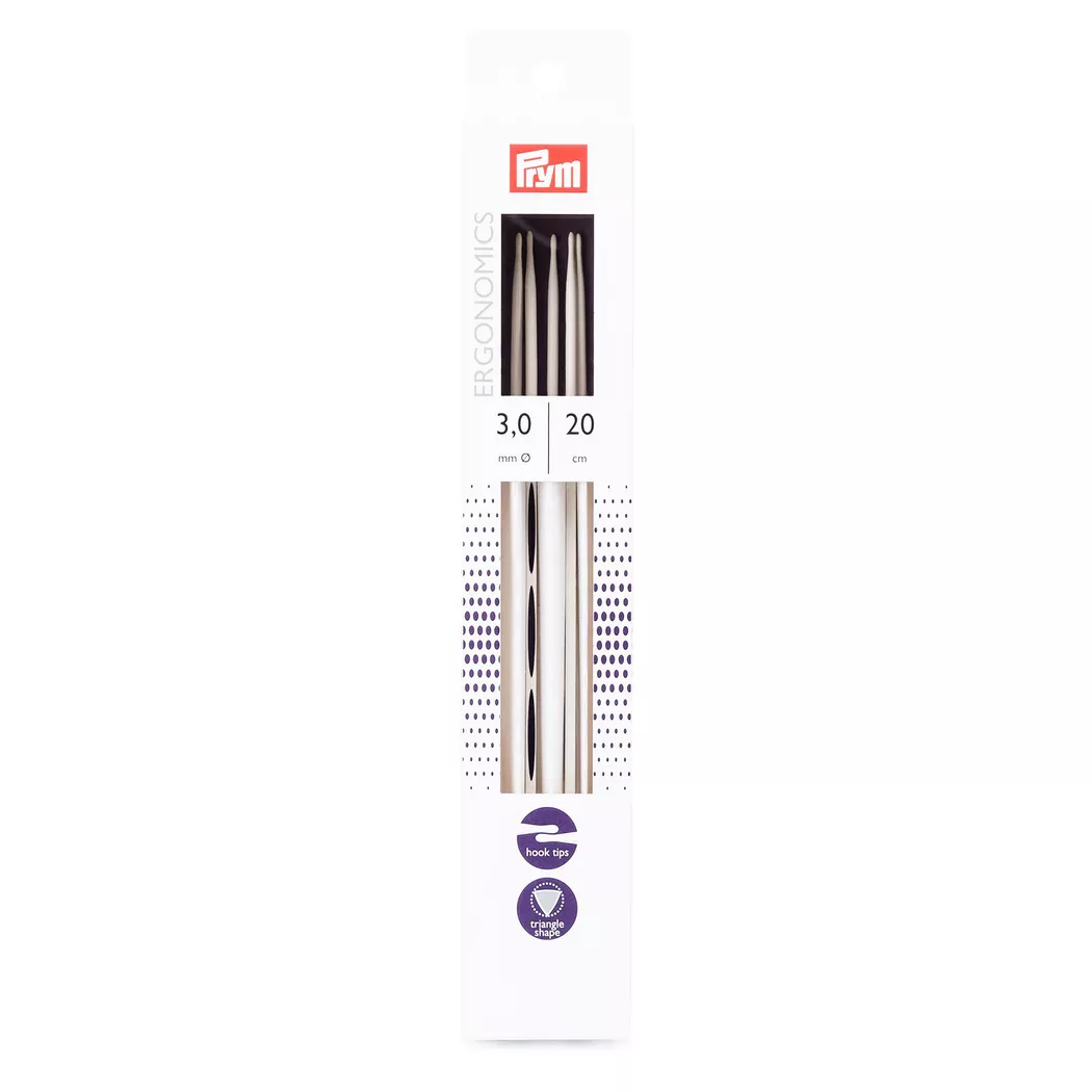 Prym Strumpfstricknadeln "Ergonomics" - Stärke 3
