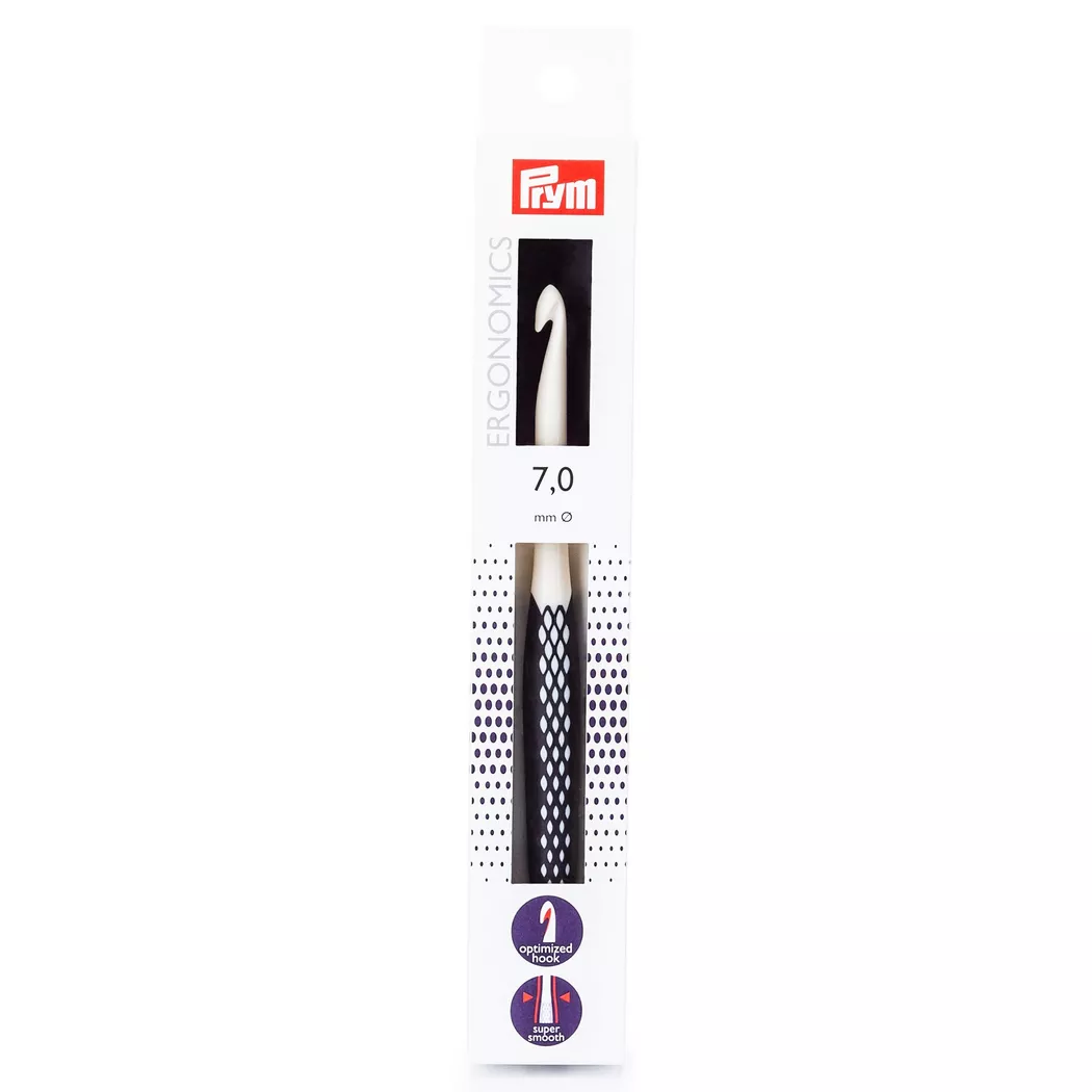 Prym Ergonomics, Uncinetto Per Lana,7 Mm