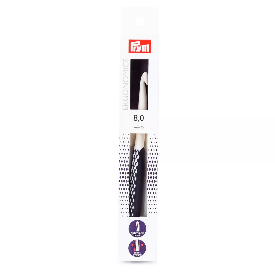 Prym Wollhäkelnadel "Ergonomics" - Stärke 8
