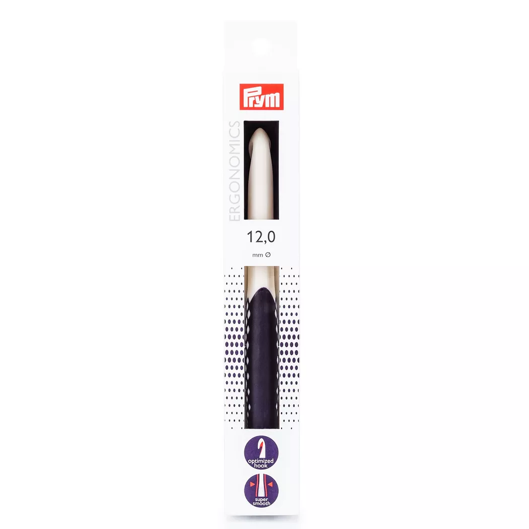 Prym - Ago da uncinetto, 18cm / 12mm