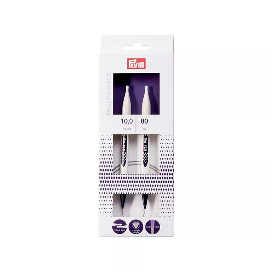 Prym - Aghi rotondi, 80CM/10MM, Multicolore