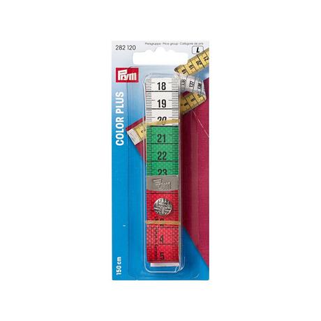Prym Massband Color Plus mit Knopf 