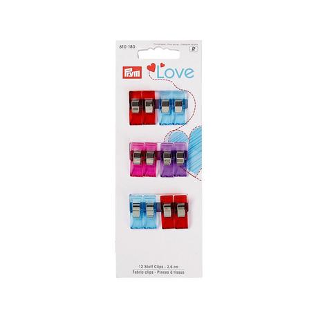 Prym Love Clip di tessuto 2,6 cm, 12 pezzi. 