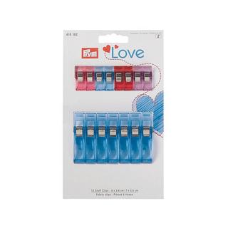 Prym Love Clips à tissu 2,6cm et 5,5cm, 15 pièces 