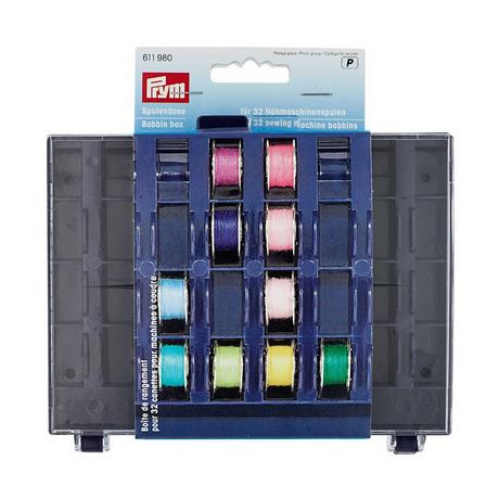 Prym Accessoires machines à coudre Boîte Rangement pour 32 canettes 