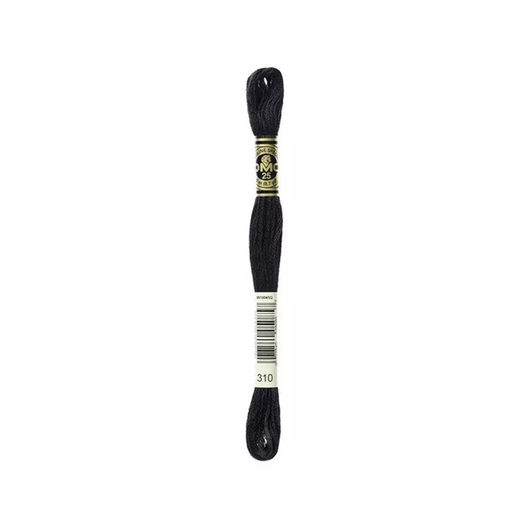 DMC - Stickgarn, 8m, Black