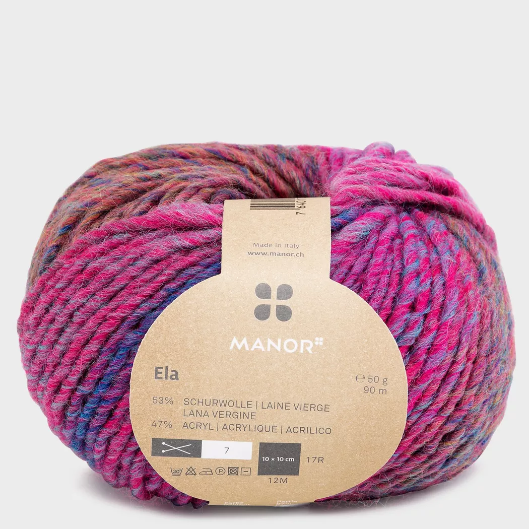 Manor Ela Knitting Yarn Bordeaux 50g